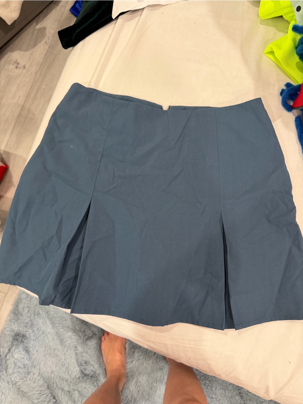 ASOS Slate Blue Mini Skirt